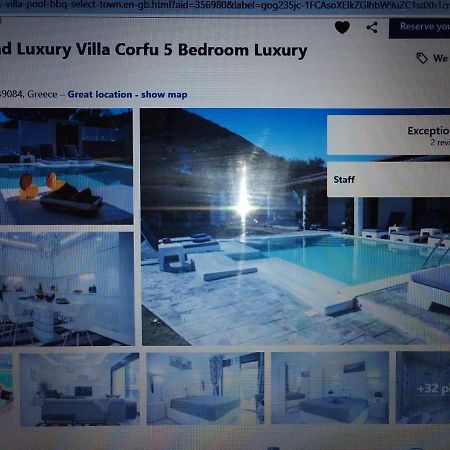 Diamond Luxury Villa Corfu Kato Spilaion Exterior foto